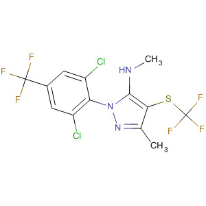 106259-78-3  1H-Pyrazol-5-amine,1-[2,6-dichloro-4-(trifluoromethyl)phenyl]-N,3-dimethyl-4-[(trifluoromethyl)thio]-