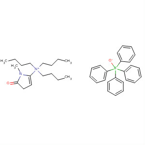 106265-41-2  1H-Pyrrol-2-aminium, N,N,N-tributyl-4,5-dihydro-1-methyl-5-oxo-,tetraphenylborate(1-)