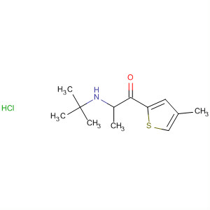 106265-92-3  1-Propanone, 2-[(1,1-dimethylethyl)amino]-1-(4-methyl-2-thienyl)-,hydrochloride