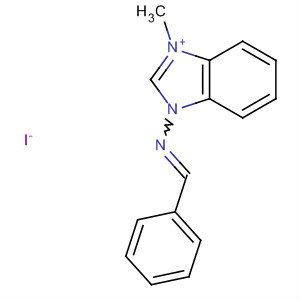 106284-83-7  1H-Benzimidazolium, 1-methyl-3-[(phenylmethylene)amino]-, iodide