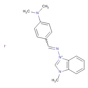 106284-86-0  1H-Benzimidazolium,1-[[[4-(dimethylamino)phenyl]methylene]amino]-3-methyl-, iodide