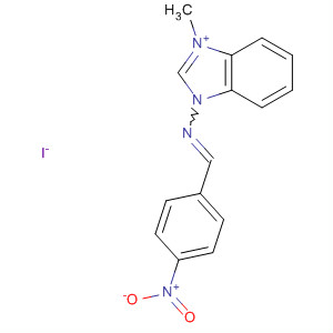 106284-88-2  1H-Benzimidazolium, 1-methyl-3-[[(4-nitrophenyl)methylene]amino]-,iodide
