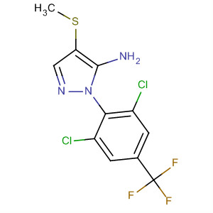 106284-99-5  1H-Pyrazol-5-amine,1-[2,6-dichloro-4-(trifluoromethyl)phenyl]-4-(methylthio)-