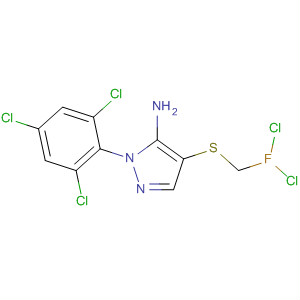 106285-03-4  1H-Pyrazol-5-amine,4-[(dichlorofluoromethyl)thio]-1-(2,4,6-trichlorophenyl)-