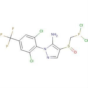 106285-09-0  1H-Pyrazol-5-amine,4-[(dichlorofluoromethyl)sulfinyl]-1-[2,6-dichloro-4-(trifluoromethyl)phenyl]-