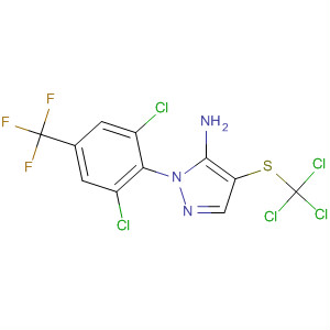 106285-22-7  1H-Pyrazol-5-amine,1-[2,6-dichloro-4-(trifluoromethyl)phenyl]-4-[(trichloromethyl)thio]-