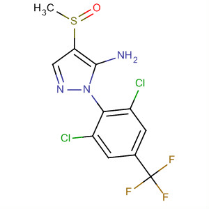 106285-80-7  1H-Pyrazol-5-amine,1-[2,6-dichloro-4-(trifluoromethyl)phenyl]-4-(methylsulfinyl)-