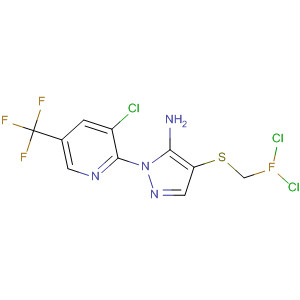 106285-84-1  1H-Pyrazol-5-amine,1-[3-chloro-5-(trifluoromethyl)-2-pyridinyl]-4-[(dichlorofluoromethyl)thio]-