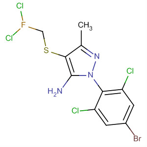 106285-91-0  1H-Pyrazol-5-amine,1-(4-bromo-2,6-dichlorophenyl)-4-[(dichlorofluoromethyl)thio]-3-methyl-