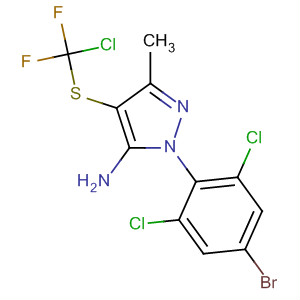 106285-92-1  1H-Pyrazol-5-amine,1-(4-bromo-2,6-dichlorophenyl)-4-[(chlorodifluoromethyl)thio]-3-methyl-