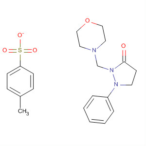 106310-93-4  3-Pyrazolidinone, 2-(4-morpholinylmethyl)-1-phenyl-,mono(4-methylbenzenesulfonate) 106310-93-4  3-Pyrazolidinone, 2-(4-morpholinylmethyl)-1-phenyl-,mono(4-methylbenzenesulfonate)