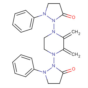 106310-99-0  3-Pyrazolidinone, 2,2'-[1,4-piperazinediylbis(methylene)]bis[1-phenyl-