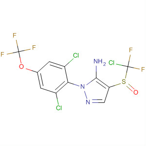 106313-31-9  1H-Pyrazol-5-amine,4-[(chlorodifluoromethyl)sulfinyl]-1-[2,6-dichloro-4-(trifluoromethoxy)phenyl]-