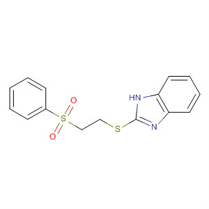 106326-97-0  1H-Benzimidazole, 2-[[2-(phenylsulfonyl)ethyl]thio]-