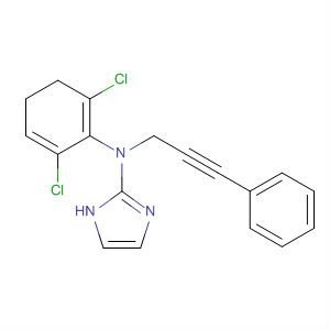 106342-86-3  1H-Imidazol-2-amine,N-(2,6-dichlorophenyl)-4,5-dihydro-N-(3-phenyl-2-propynyl)-