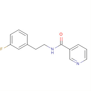 107256-27-9  3-Pyridinecarboxamide, N-[2-(3-fluorophenyl)ethyl]-