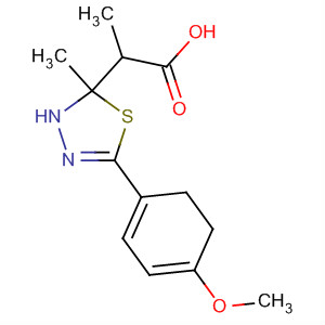 107402-78-8  1,3,4-Thiadiazole-2-propanoic acid,2,3-dihydro-5-(4-methoxyphenyl)-2-methyl-