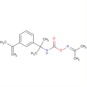 107758-49-6  2-Propanone,O-[[[1-methyl-1-[3-(1-methylethenyl)phenyl]ethyl]amino]carbonyl]oxime