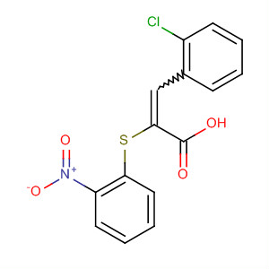 107943-81-7  2-Propenoic acid, 3-(2-chlorophenyl)-2-[(2-nitrophenyl)thio]-