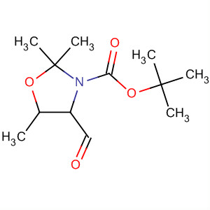 108149-62-8  3-Oxazolidinecarboxylic acid, 4-formyl-2,2,5-trimethyl-,1,1-dimethylethyl ester, (4S,5R)- 108149-62-8  3-Oxazolidinecarboxylic acid, 4-formyl-2,2,5-trimethyl-,1,1-dimethylethyl ester, (4S,5R)-