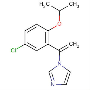 108618-09-3  1H-Imidazole, 1-[1-[5-chloro-2-(1-methylethoxy)phenyl]ethenyl]-