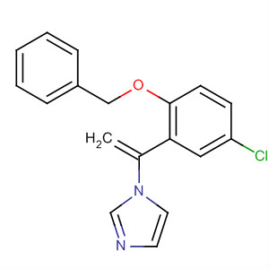 108648-49-3  1H-Imidazole, 1-[1-[5-chloro-2-(phenylmethoxy)phenyl]ethenyl]-