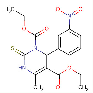108930-57-0  1,5(2H)-Pyrimidinedicarboxylic acid,3,6-dihydro-4-methyl-6-(3-nitrophenyl)-2-thioxo-, diethyl ester