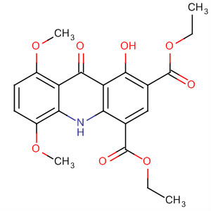 109152-11-6  2,4-Acridinedicarboxylic acid,9,10-dihydro-1-hydroxy-5,8-dimethoxy-9-oxo-, diethyl ester