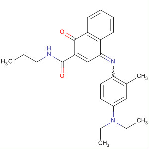 109194-19-6  2-Naphthalenecarboxamide,4-[[4-(diethylamino)-2-methylphenyl]imino]-1,4-dihydro-1-oxo-N-propyl-