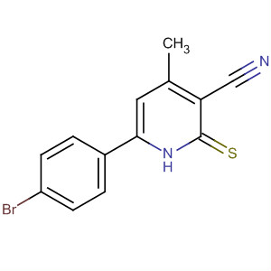 109273-53-2  3-Pyridinecarbonitrile,6-(4-bromophenyl)-1,2-dihydro-4-methyl-2-thioxo- 109273-53-2  3-Pyridinecarbonitrile,6-(4-bromophenyl)-1,2-dihydro-4-methyl-2-thioxo-