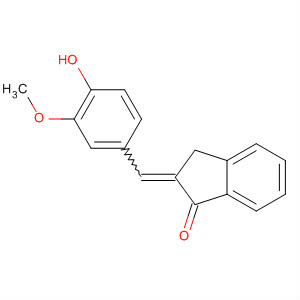 109857-09-2  1H-Inden-1-one,2,3-dihydro-2-[(4-hydroxy-3-methoxyphenyl)methylene]-