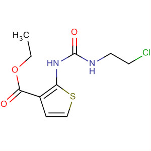 110164-65-3  3-Thiophenecarboxylic acid, 2-[[[(2-chloroethyl)amino]carbonyl]amino]-,ethyl ester
