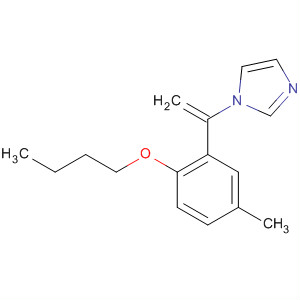 112360-80-2  1H-Imidazole, 1-[1-(2-butoxy-5-methylphenyl)ethenyl]-
