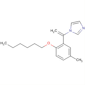 112360-85-7  1H-Imidazole, 1-[1-[2-(hexyloxy)-5-methylphenyl]ethenyl]-