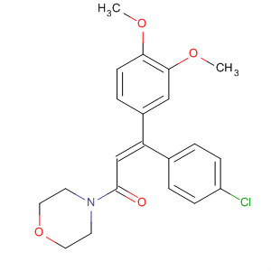 113210-97-2  Morpholine,4-[(2E)-3-(4-chlorophenyl)-3-(3,4-dimethoxyphenyl)-1-oxo-2-propenyl]-