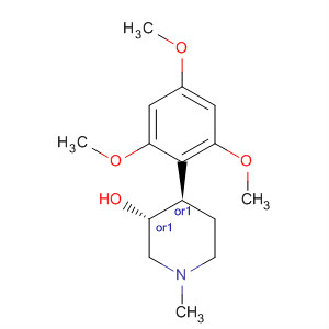 113225-08-4  3-Piperidinol, 1-methyl-4-(2,4,6-trimethoxyphenyl)-, (3R,4R)-rel-
