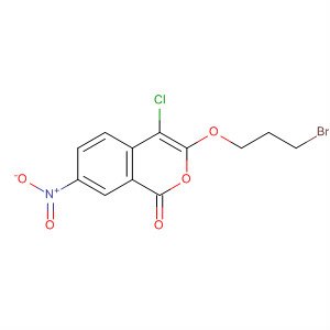 113251-19-7  1H-2-Benzopyran-1-one, 3-(3-bromopropoxy)-4-chloro-7-nitro-