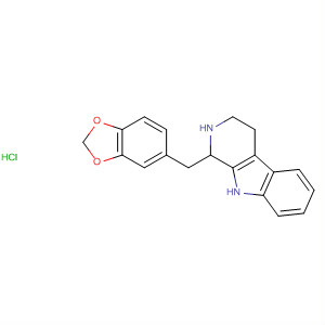 113569-26-9  1H-Pyrido[3,4-b]indole,1-(1,3-benzodioxol-5-ylmethyl)-2,3,4,9-tetrahydro-, monohydrochloride
