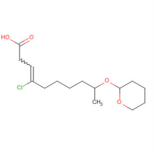 105938-99-6  3-Decenoic acid, 4-chloro-9-[(tetrahydro-2H-pyran-2-yl)oxy]-