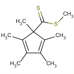 105945-13-9  2,4-Cyclopentadiene-1-carbodithioic acid, 1,2,3,4,5-pentamethyl-,methyl ester