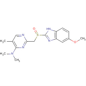 105950-71-8  4-Pyrimidinamine,2-[[(5-methoxy-1H-benzimidazol-2-yl)sulfinyl]methyl]-N,N,5-trimethyl-