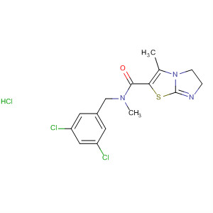 105964-74-7  Imidazo[2,1-b]thiazole-2-carboxamide,N-[(3,5-dichlorophenyl)methyl]-5,6-dihydro-N,3-dimethyl-,monohydrochloride