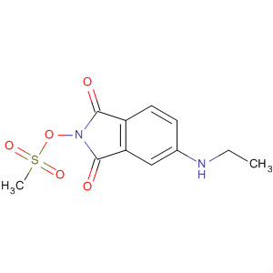 105969-93-5  1H-Isoindole-1,3(2H)-dione, 5-(ethylamino)-2-[(methylsulfonyl)oxy]-
