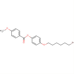 105971-10-6  Benzoic acid, 4-methoxy-, 4-[(6-bromohexyl)oxy]phenyl ester