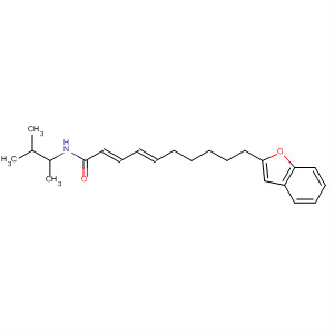 105980-00-5  2,4-Decadienamide, 10-(2-benzofuranyl)-N-(1,2-dimethylpropyl)-,(E,E)-