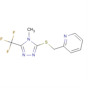 105982-09-0  Pyridine,2-[[[4-methyl-5-(trifluoromethyl)-4H-1,2,4-triazol-3-yl]thio]methyl]-
