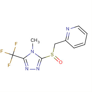 105982-34-1  Pyridine,2-[[[4-methyl-5-(trifluoromethyl)-4H-1,2,4-triazol-3-yl]sulfinyl]methyl]-