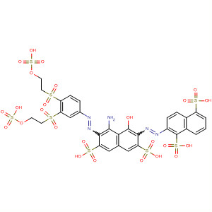 105994-48-7  1,5-Naphthalenedisulfonic acid,2-[[8-amino-7-[[3,4-bis[[2-(sulfooxy)ethyl]sulfonyl]phenyl]azo]-1-hydroxy-3,6-disulfo-2-naphthalenyl]azo]-