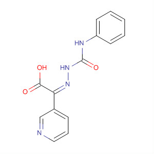 105997-41-9  3-Pyridineacetic acid, a-[[(phenylamino)carbonyl]hydrazono]-, (Z)-