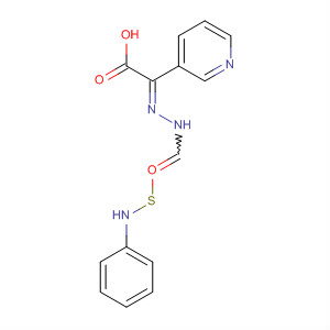 105997-42-0  3-Pyridineacetic acid, a-[[(phenylamino)thioxomethyl]hydrazono]-, (E)-